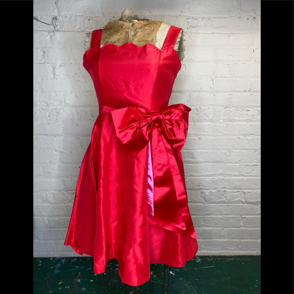Ref Satin Bow Dress 14/16